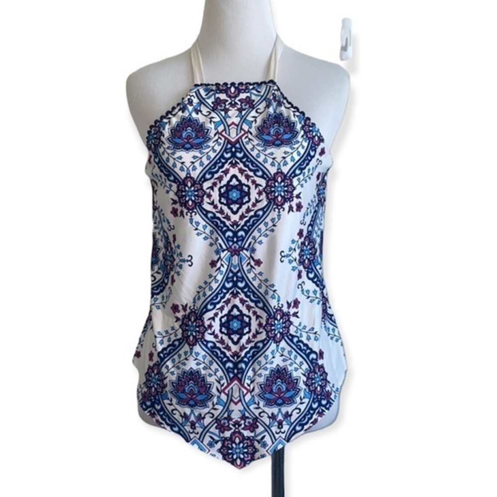 Becca by Rebecca virtue high neck‎ handkerchief women’s tankini